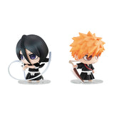 MegaHouse ChimiMega Buddy Series 'BLEACH' Ichigo Kurosaki and Rukia Kuchiki Soul Reaper Set