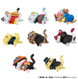 MEGAHOUSE MEGA CAT PROJECT ONE PIECE  Nyan Piece Nyan! Petari! Stickies 8 Pieces Set