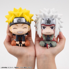 MEGAHOUSE Lookup NARUTO Shippuden Naruto Uzumaki Smile ver. & Jiraiya set【with gift】