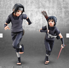 MEGAHOUSE G.E.M. Series NARUTO Shippuden Itachi Uchiha & Sasuke Complete Figure