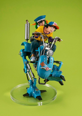 MEGAHOUSE DESKTOP REAL MCCOYEX DRAGON BALL Z SON GOKU & SON GOHAN & ROBOT WITH TWO LEGS