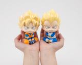 MEGAHOUSE LOOKUP DRAGON BALL DAIMA SUPER SAIYAN SON GOKU （MINI）& SUPER SAIYAN VEGETA（MINI）【WITH GIFT】
