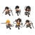 MEGAHOUSE Tobimas Attack on Titan 6 Pieces Box【WITH GIFT】