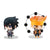 MegaHouse ChimiMega Buddy Series 'Naruto Shippuden' Naruto Uzumaki and Sasuke Uchiha Shinobi World War Set